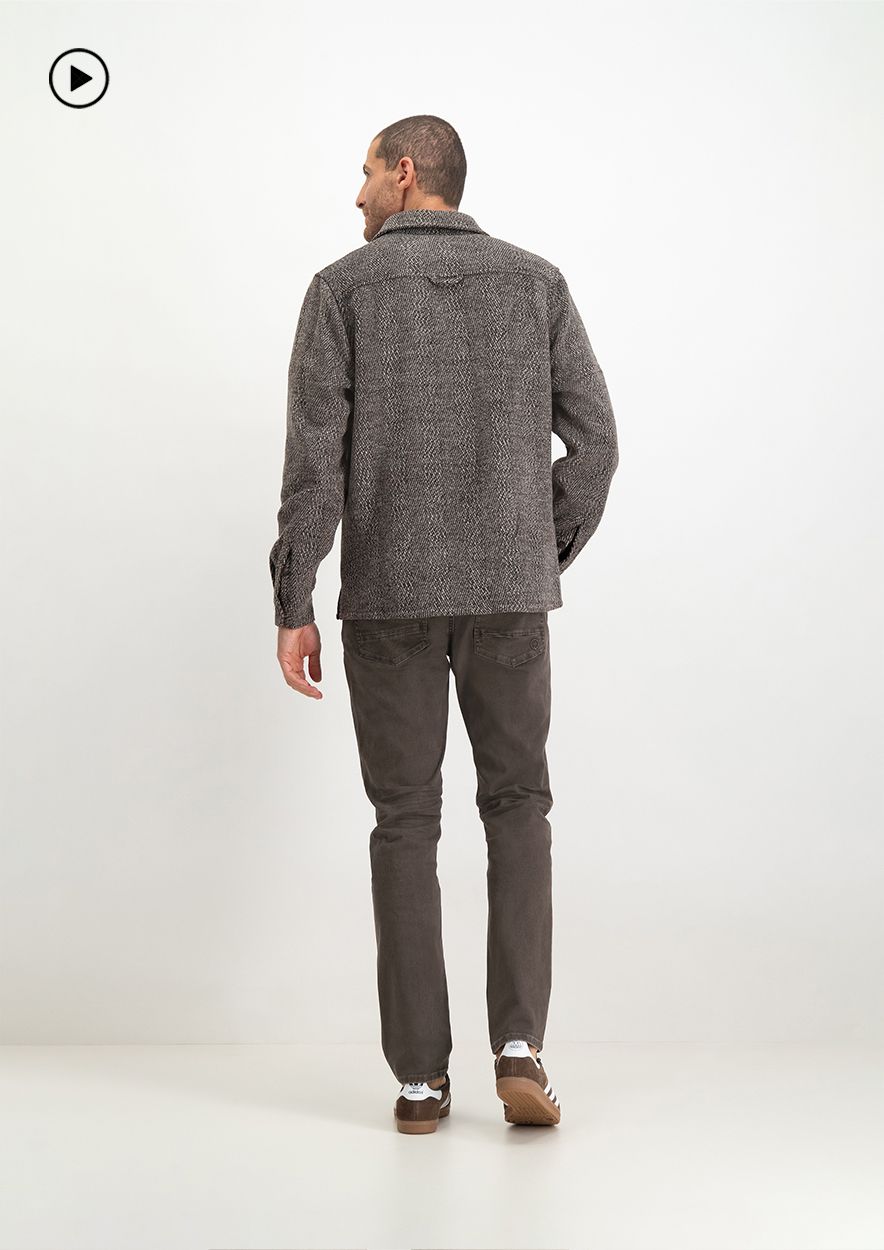 Circle Of Trust Gustaf Overshirt Slate Brown