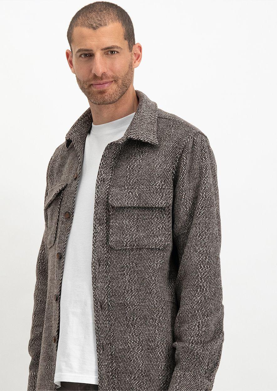 Circle Of Trust Gustaf Overshirt Slate Brown