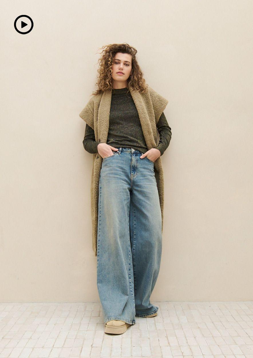 Circle Of Trust Harley Bimini Blue - Wide Leg Flared