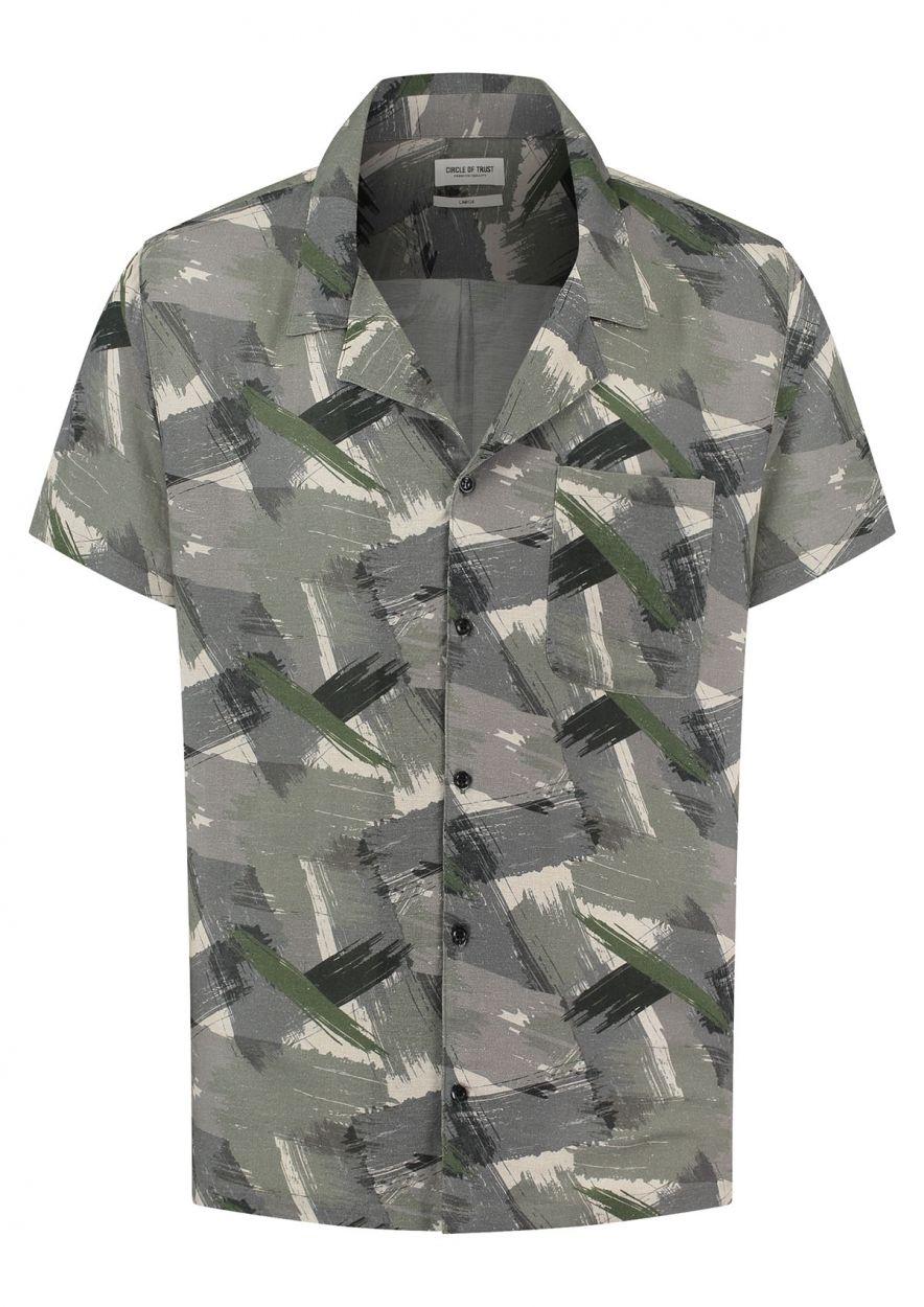 circle of trust Henry Shirt Army Print