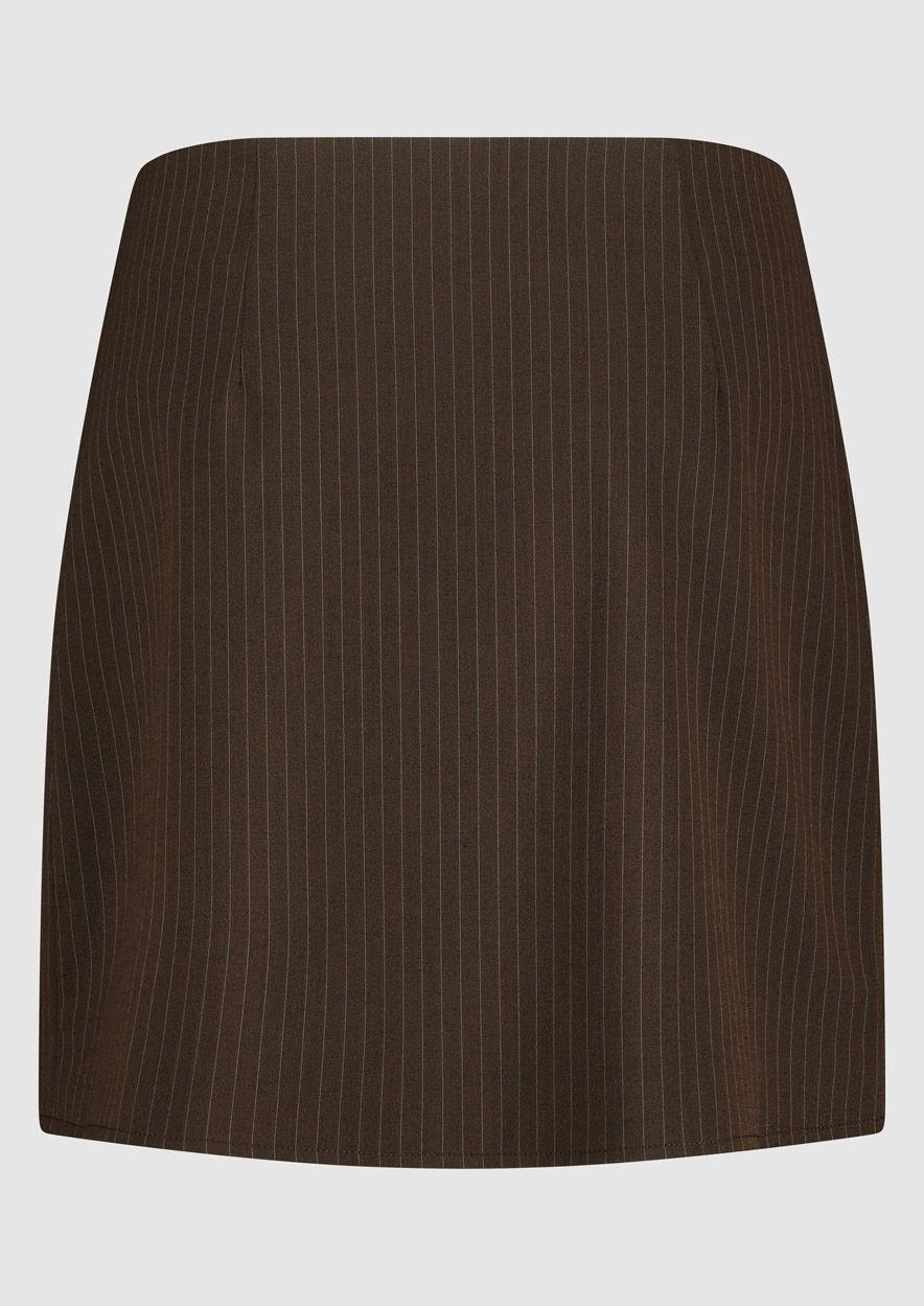 Circle Of Trust Hilly Skirt Slate Brown Stripe