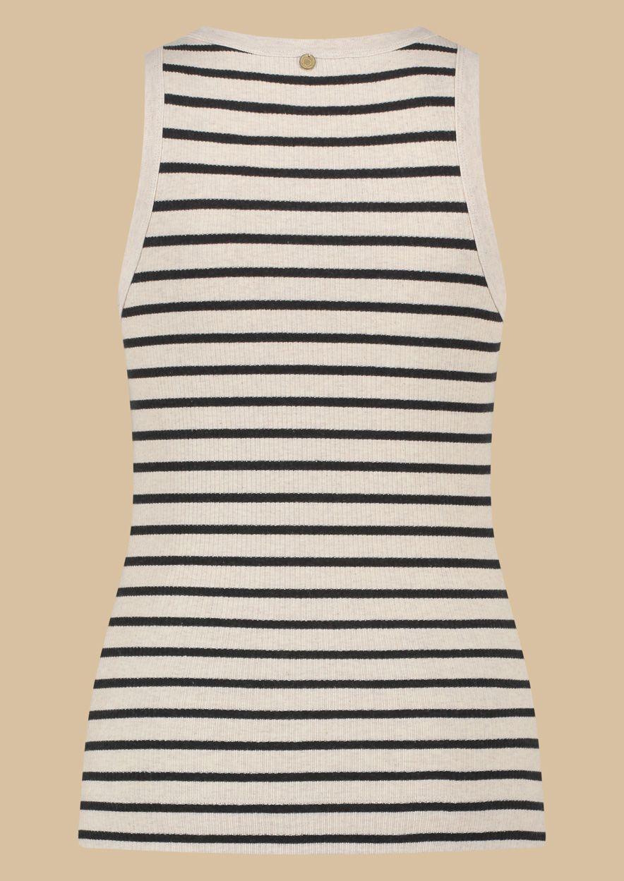 Circle Of Trust Jada Top Nero Stripe