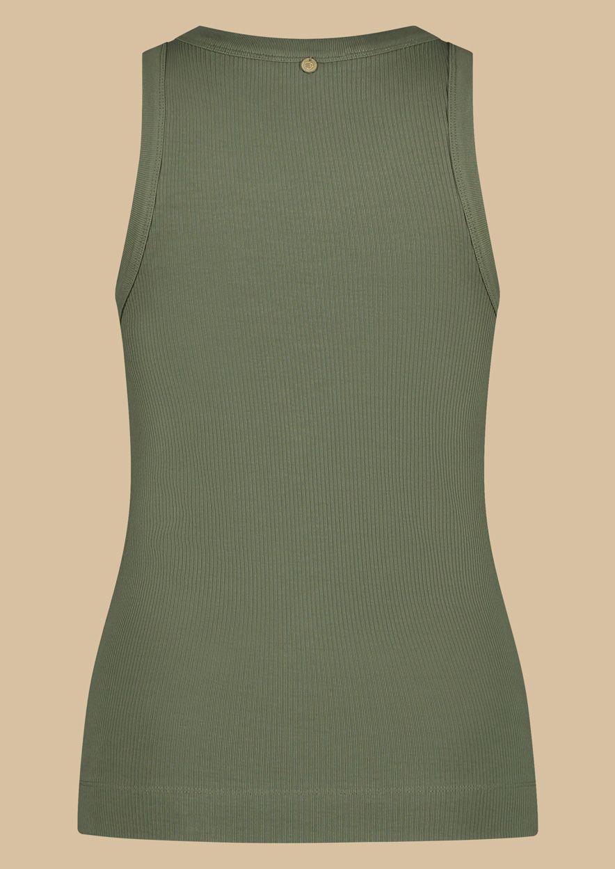 Circle Of Trust Jada Top Olive Groove