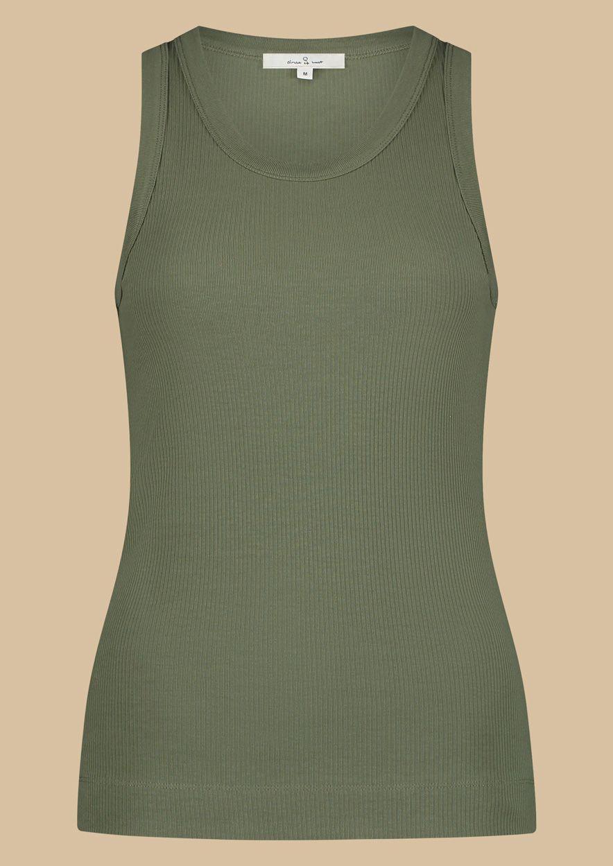 circle of trust Jada Top Olive Groove