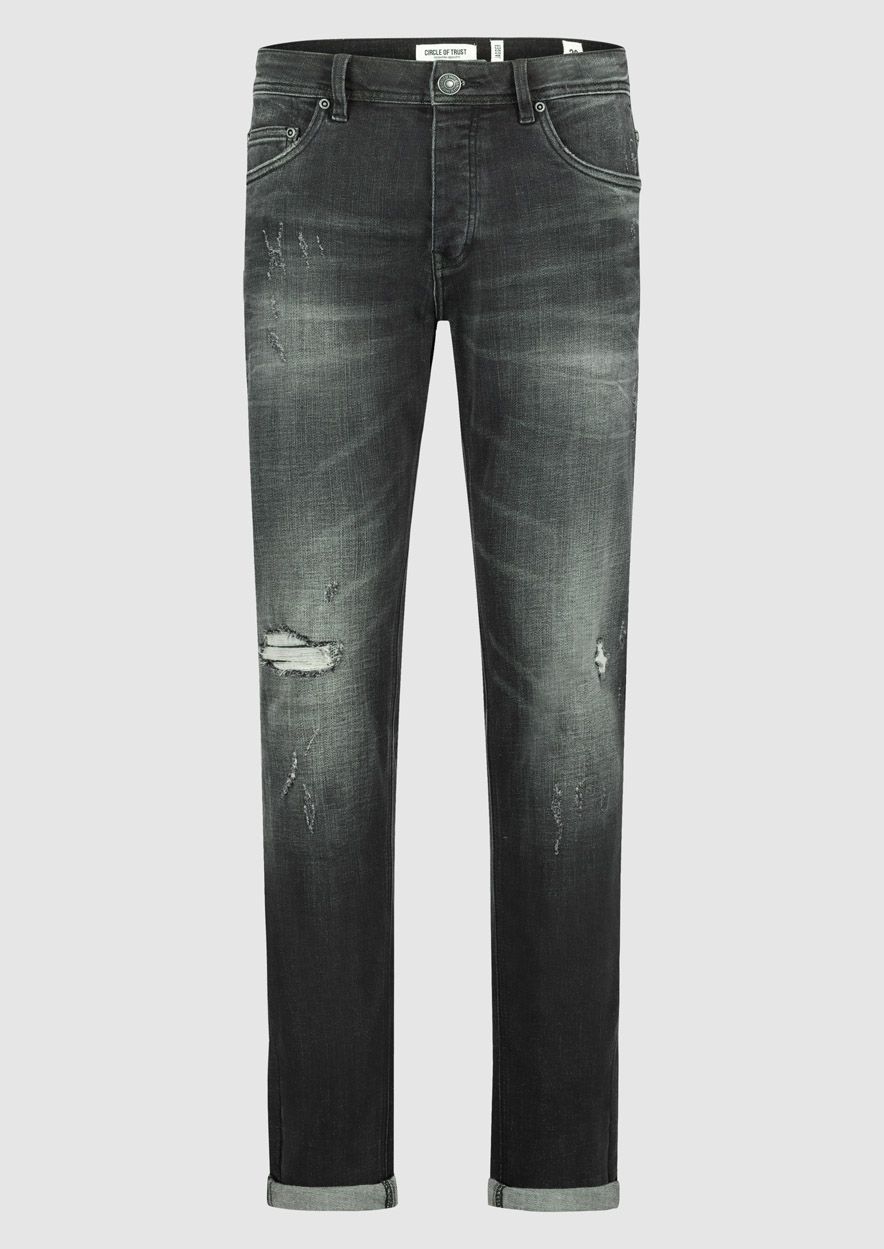 Circle Of Trust Jagger Crushed Black: Slim-Fit