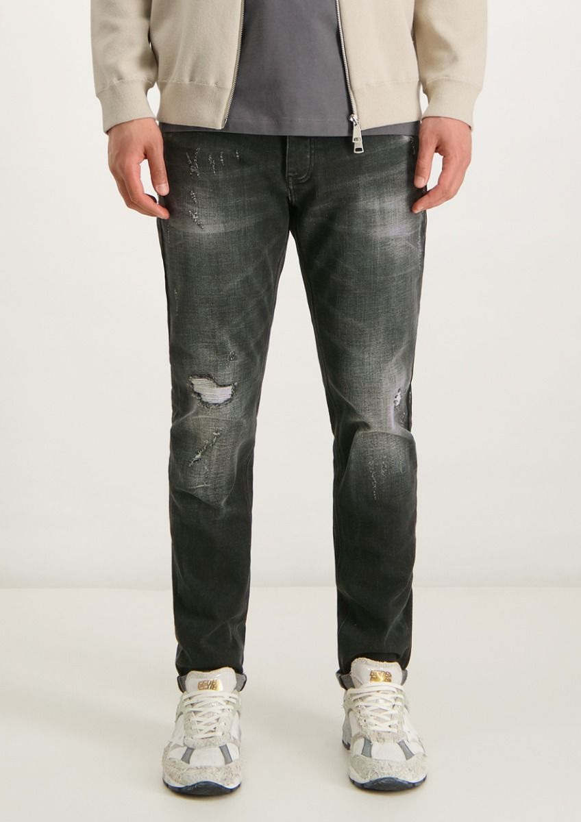 circle of trust Jagger Crushed Black: Slim-Fit