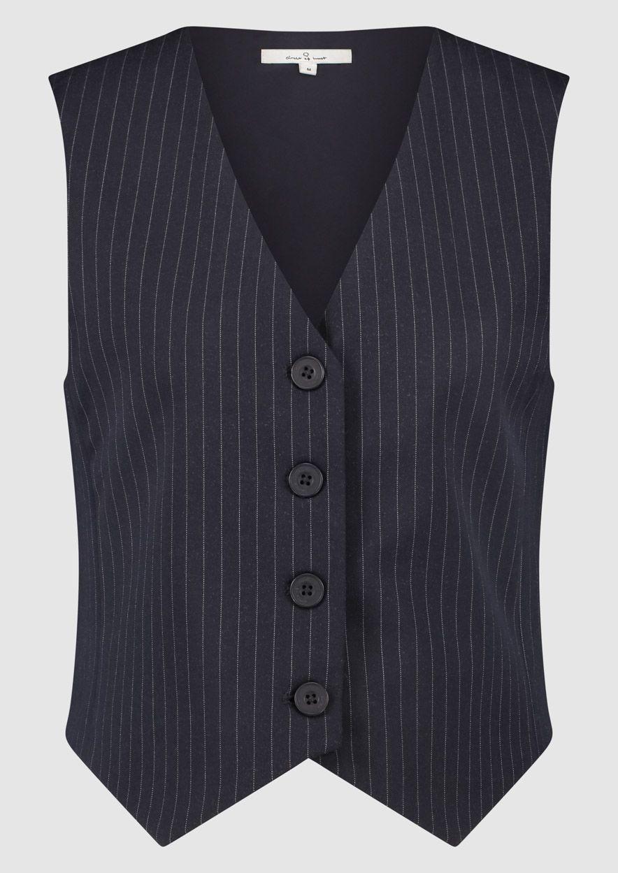 circle of trust Jazz Gilet Dark Blue Stripe