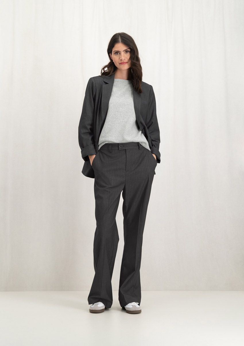 Circle Of Trust Jenna Pants Dark Grey Stripe