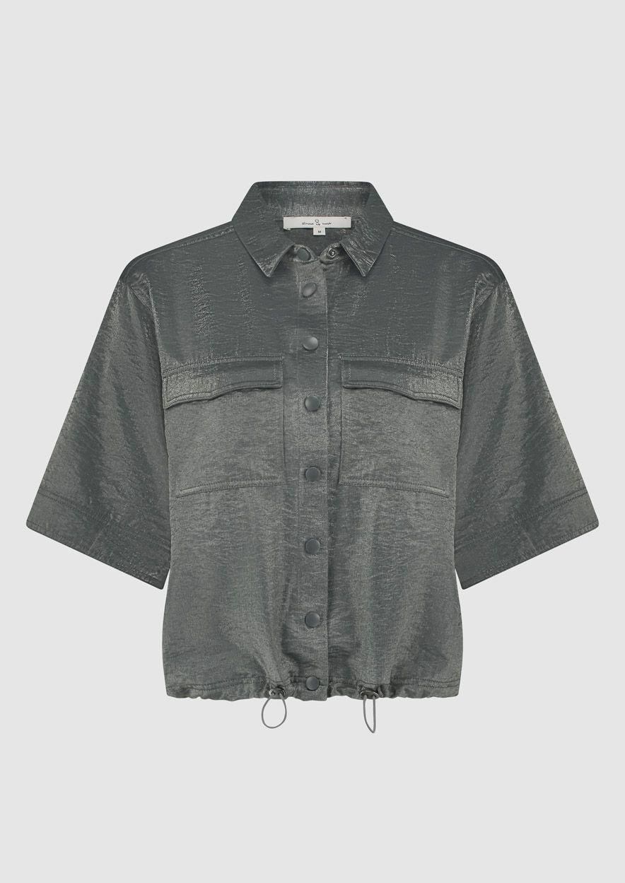 circle of trust jennifer Blouse Dark Silver