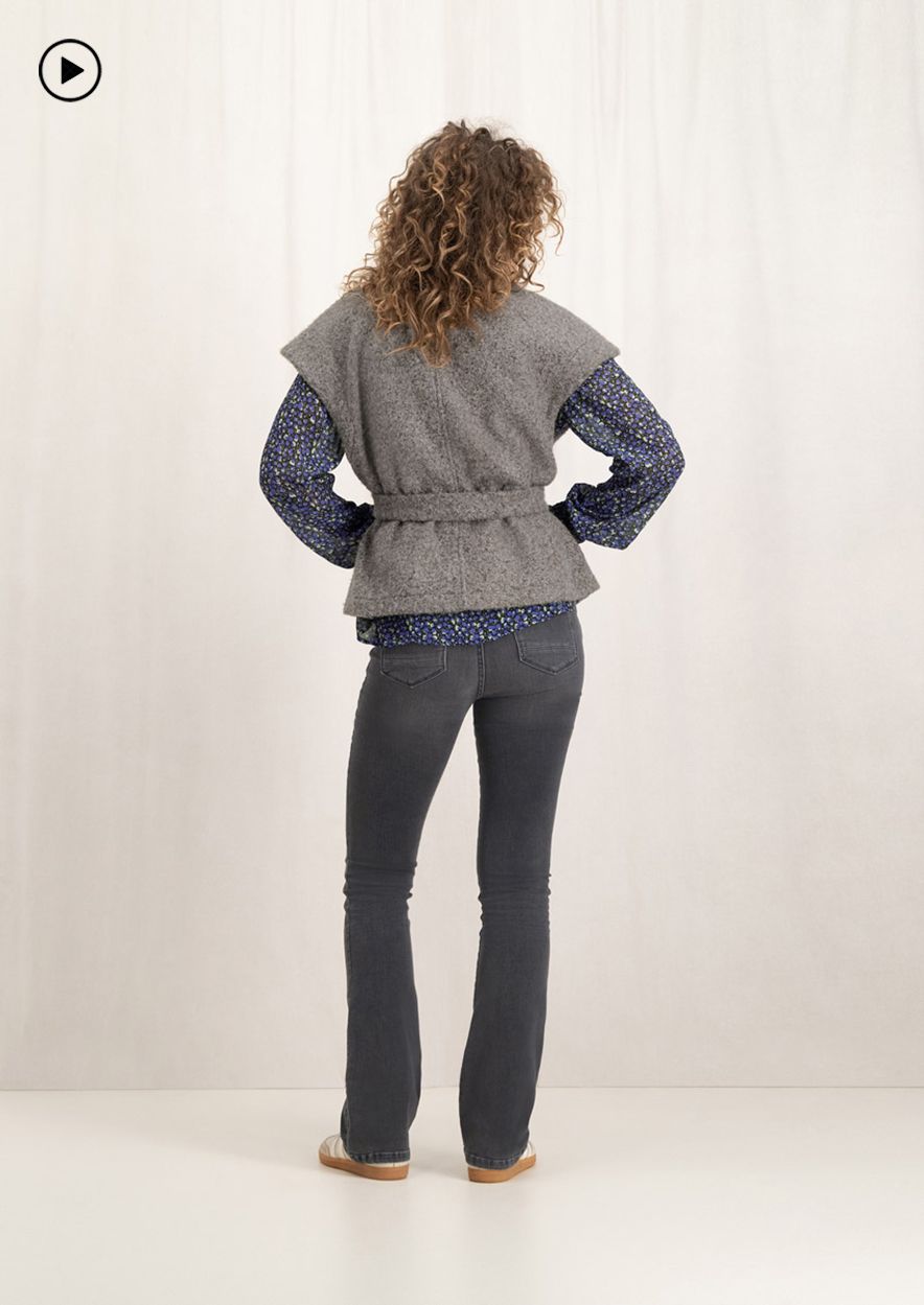 Circle Of Trust Jenny Gilet Brindle Melange