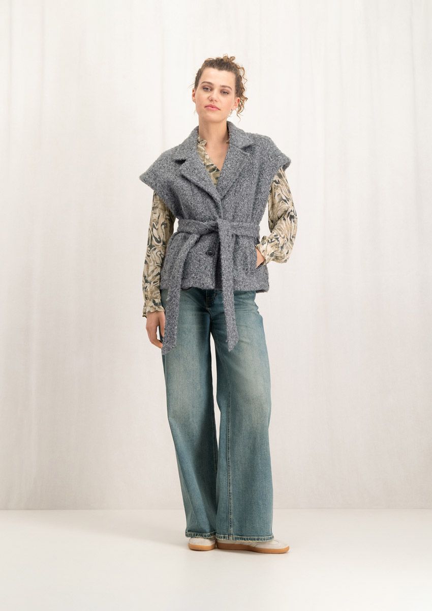 Circle Of Trust Jenny Gilet Grey Melange