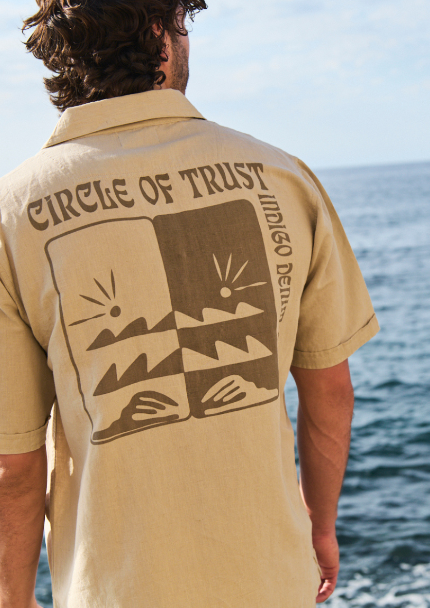 Circle Of Trust Jules Shirt Coastal Beige