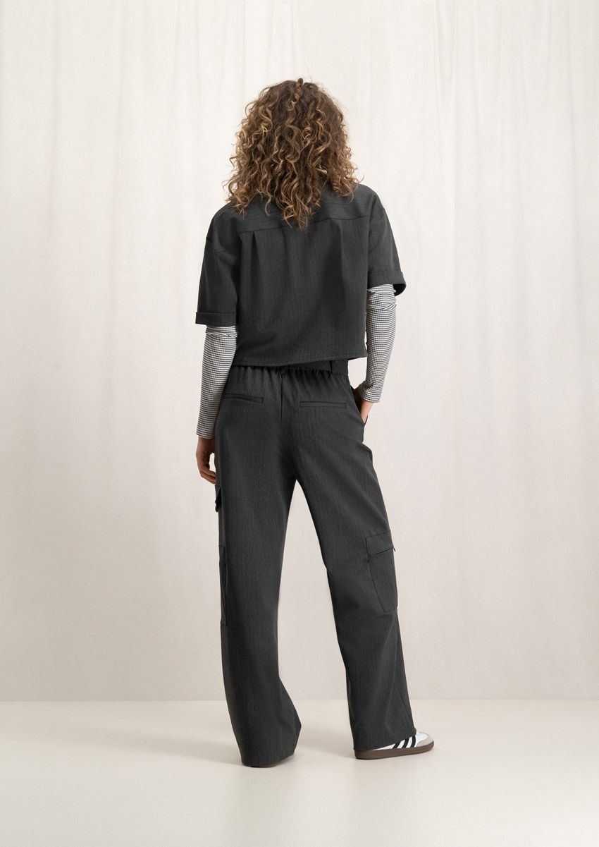 Circle Of Trust Krissie Pants Dark Grey Stripe