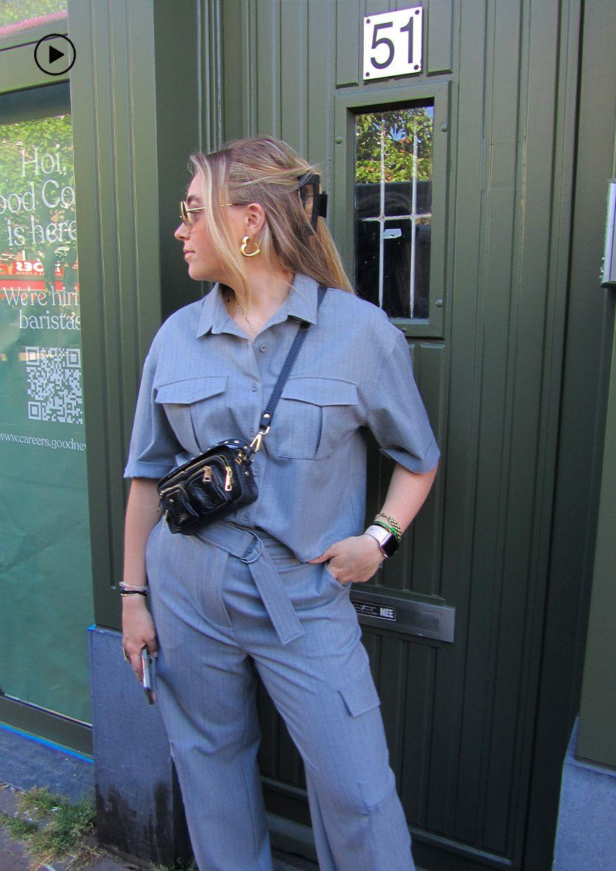 Circle Of Trust Krissie Pants Grey Stripe