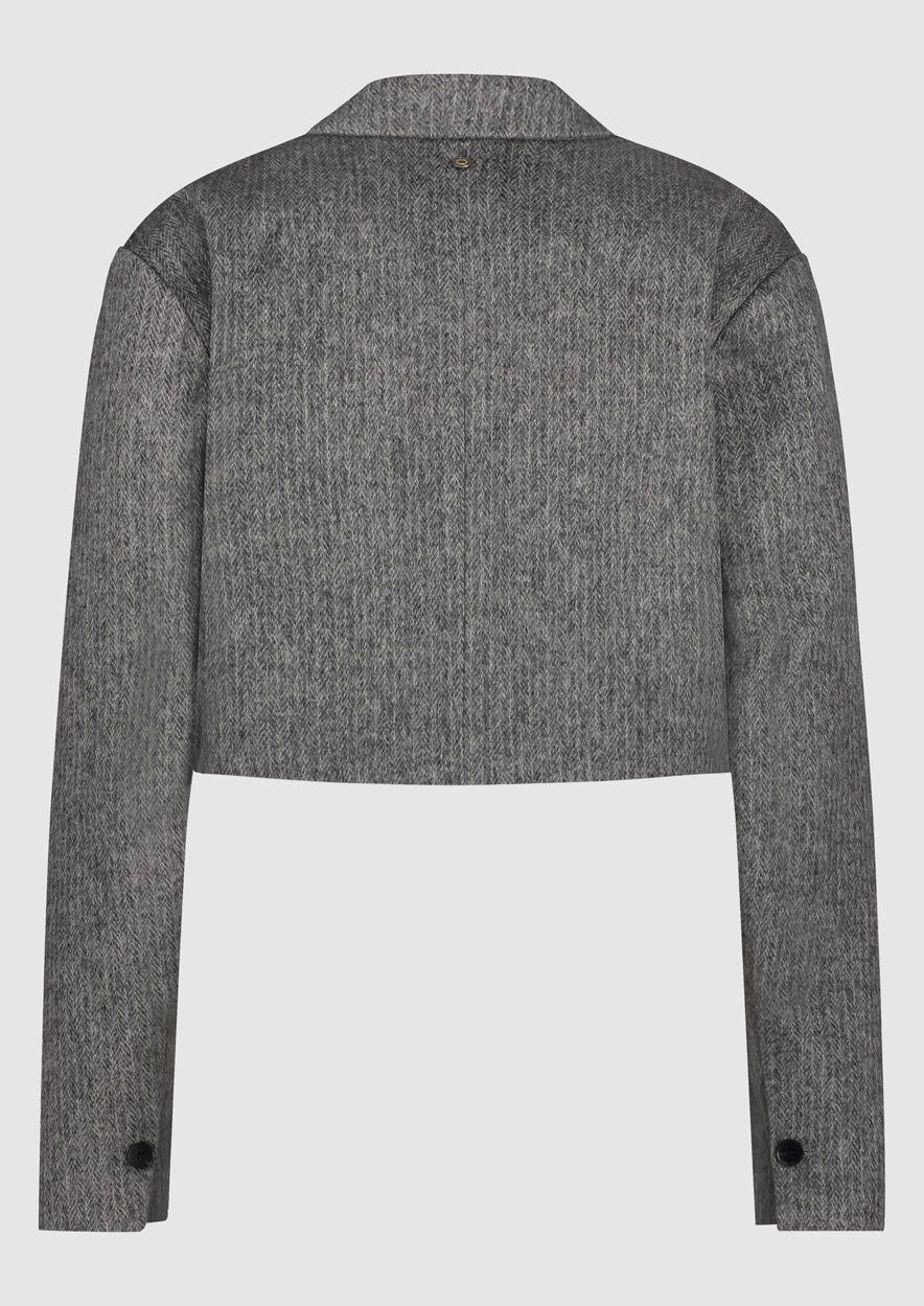 Circle Of Trust Laura Blazer Herringbone Grey