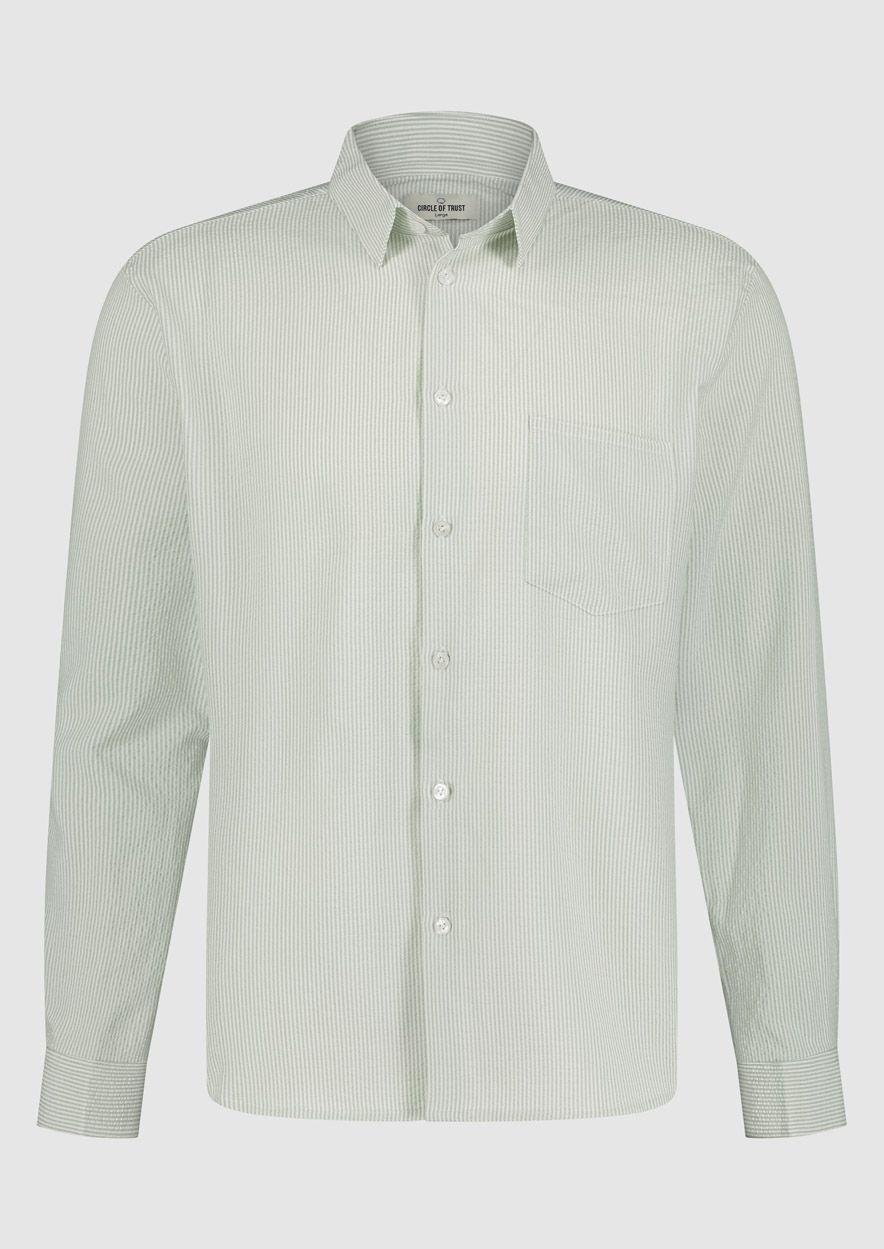 circle of trust Leon Shirt Olive Leaf