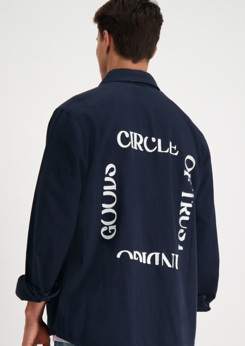 Circle Of Trust Liam Overshirt Midnight Blue