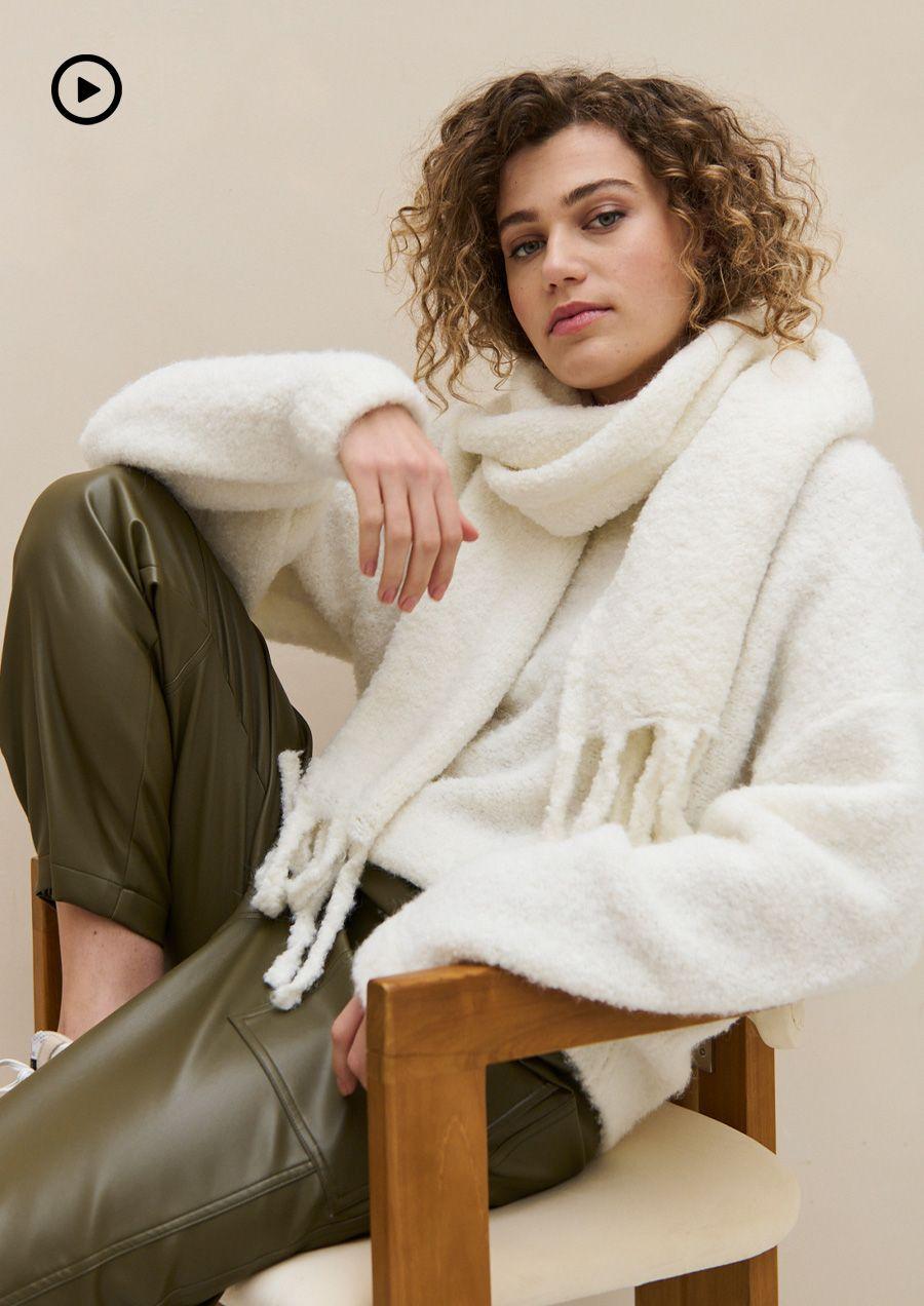 Circle Of Trust Lin Scarf Antique White