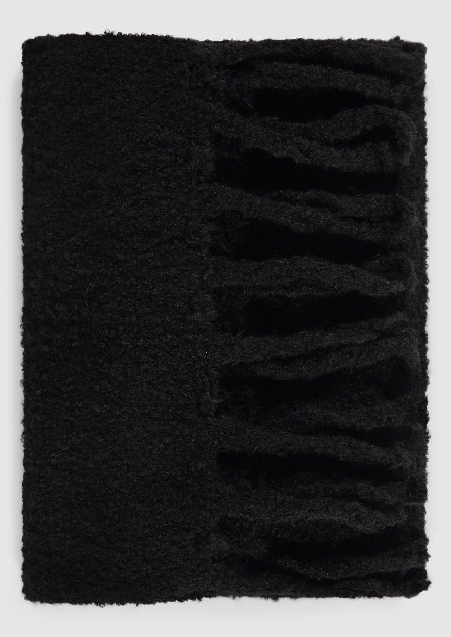 circle of trust Lin Scarf Real Black