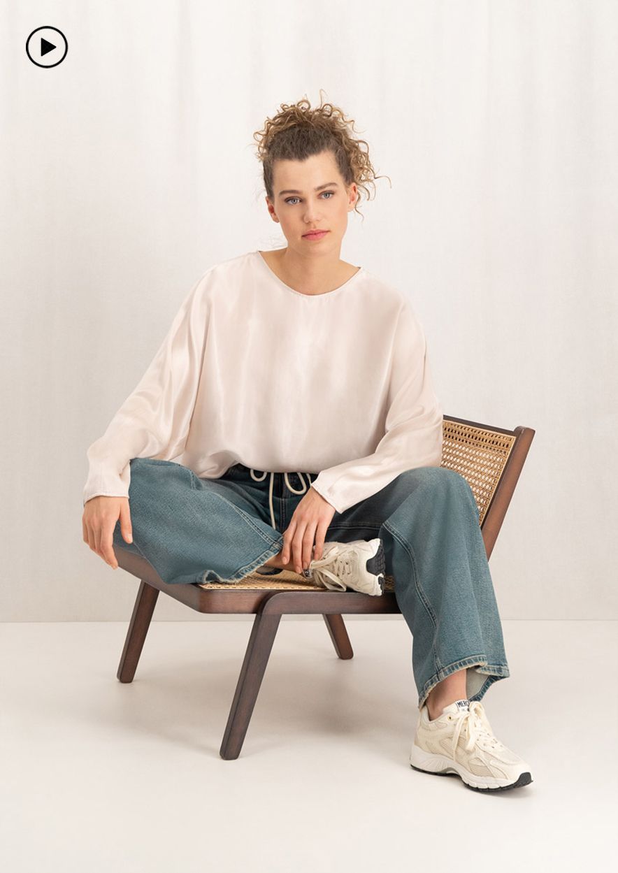 Circle Of Trust Liza Top White Glow