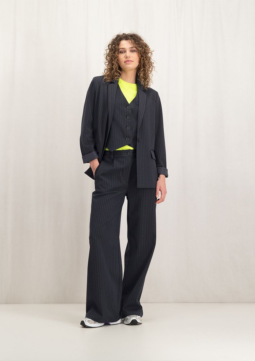 circle of trust Lizz Pants Dark Blue Stripe