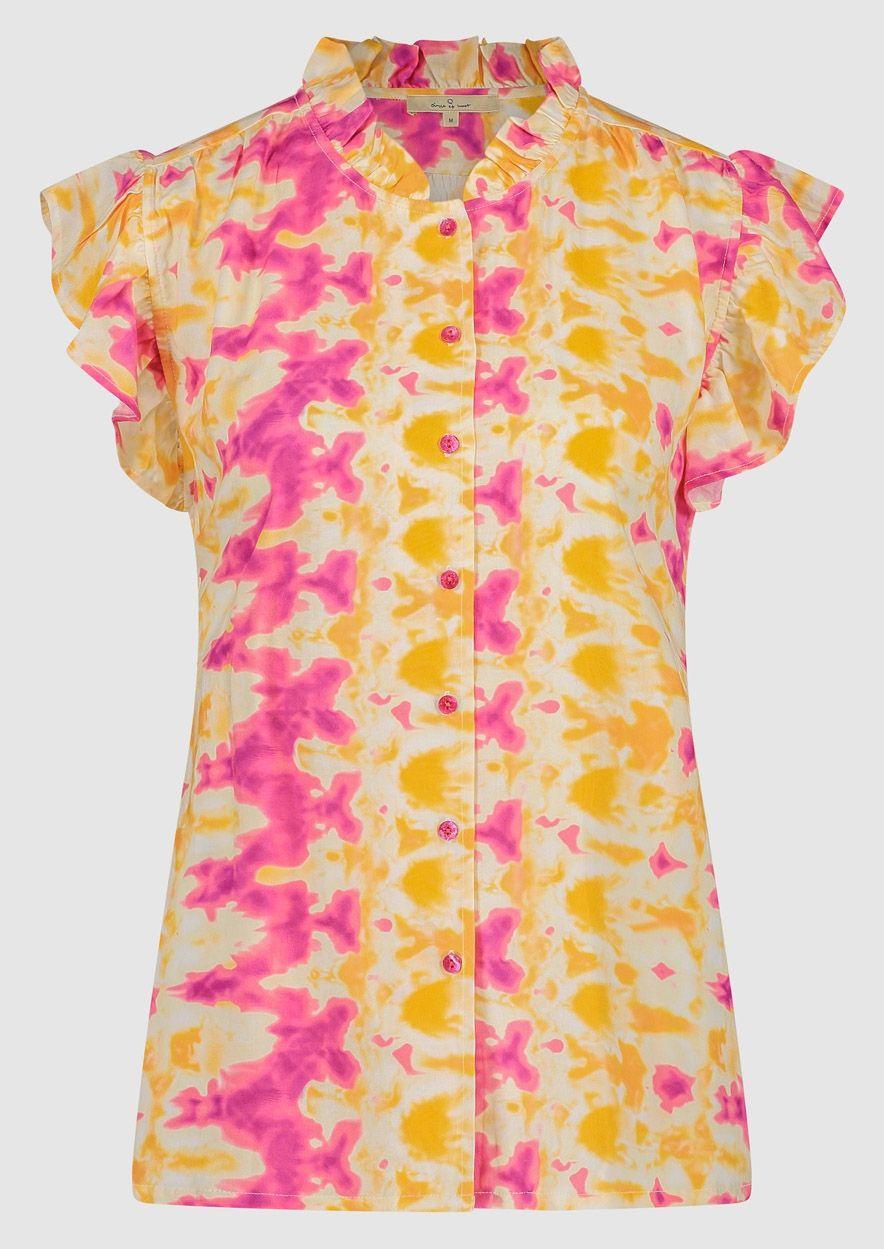 circle of trust Lora Blouse Summer Cloud