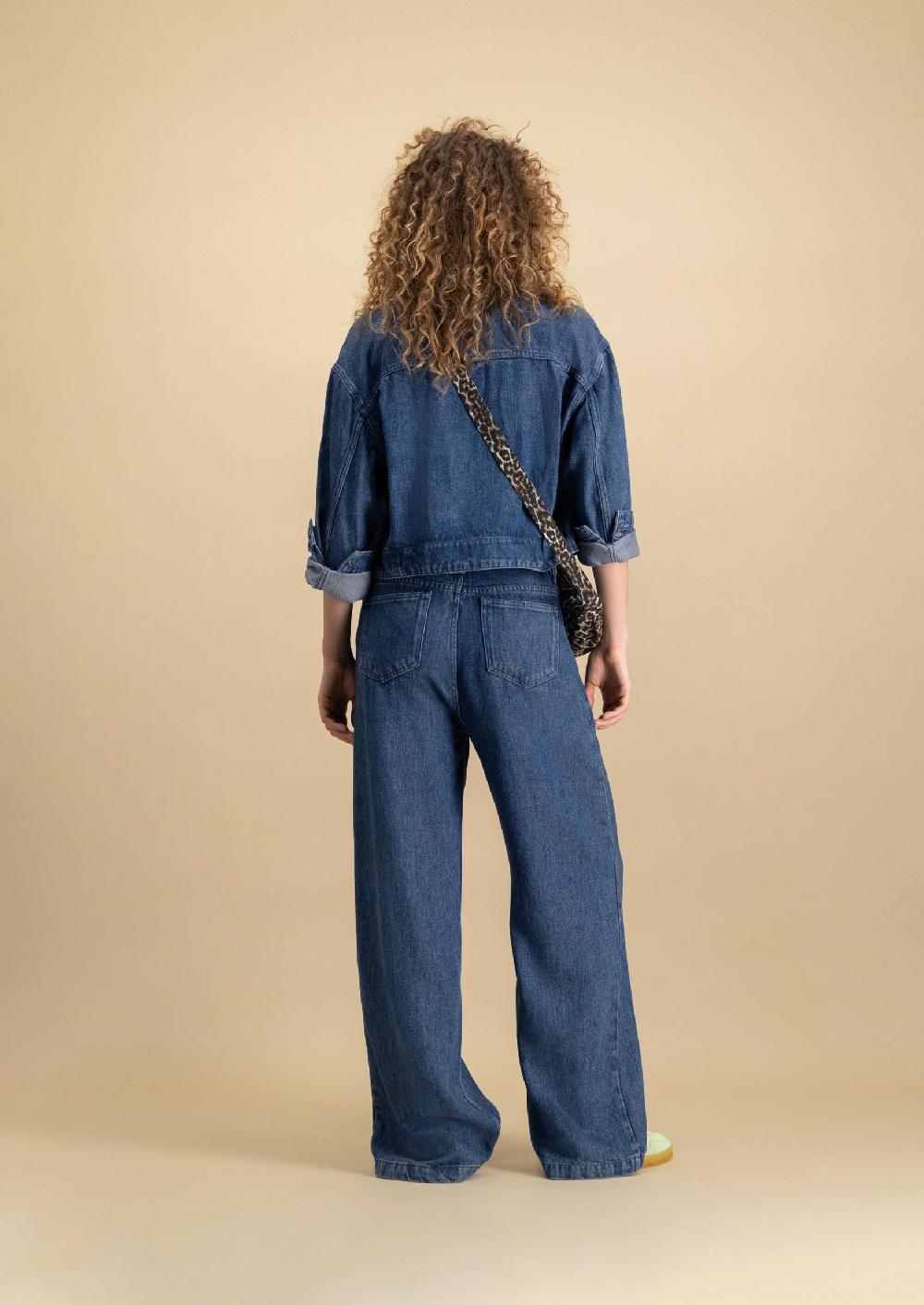 circle of trust Lori Deep Pool Blue - Wide Leg