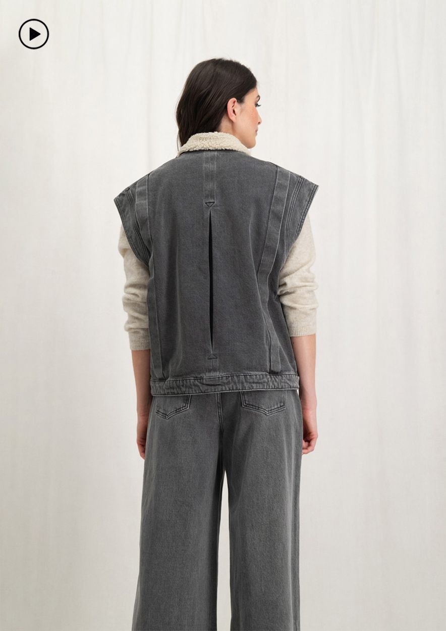 Circle Of Trust Loulou Gilet Flintstone