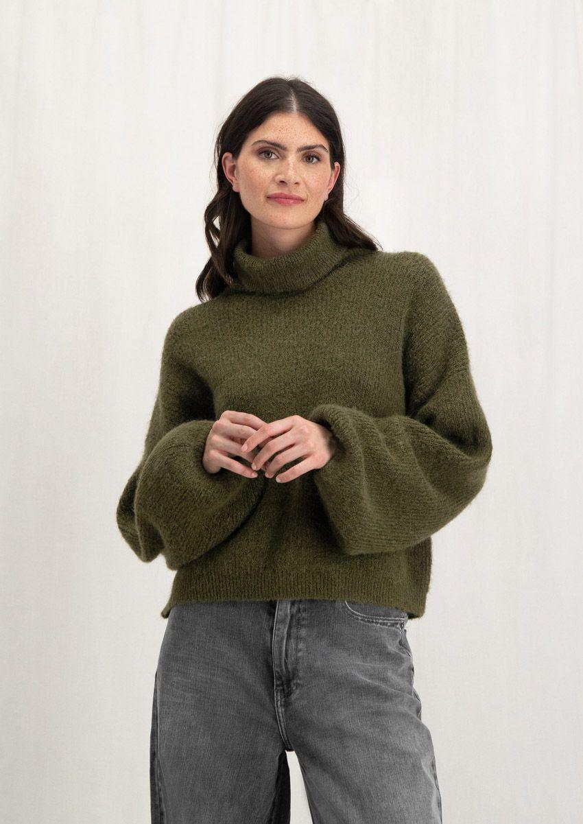 circle of trust Meau Knit Military Green