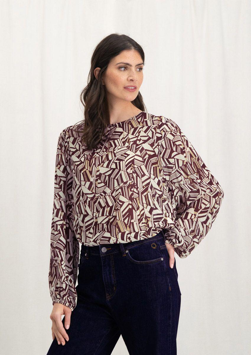 Circle Of Trust Miley Blouse Retro Ruby