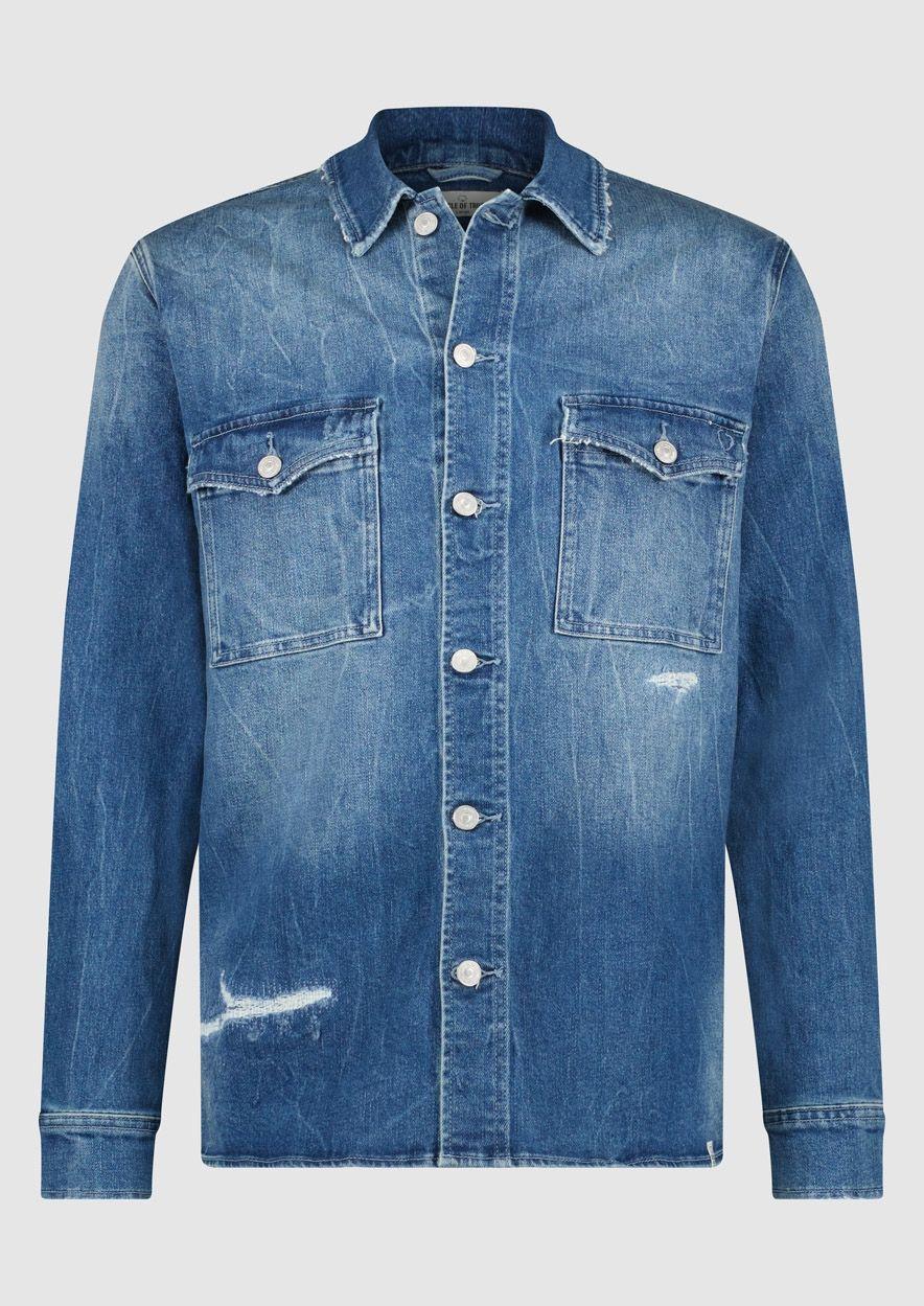 circle of trust Mitch Denim Overshirt Better Blue
