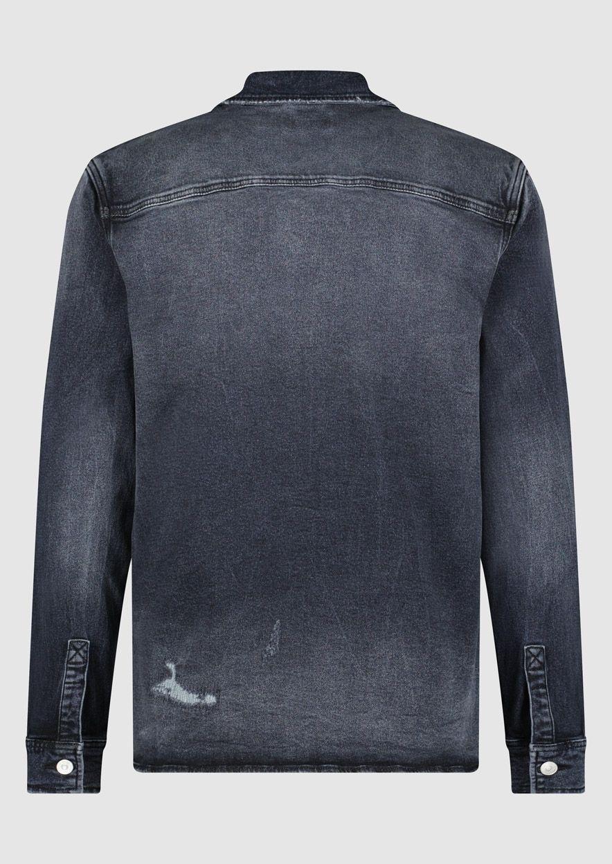 Circle Of Trust Mitch Denim Overshirt Noble Grey