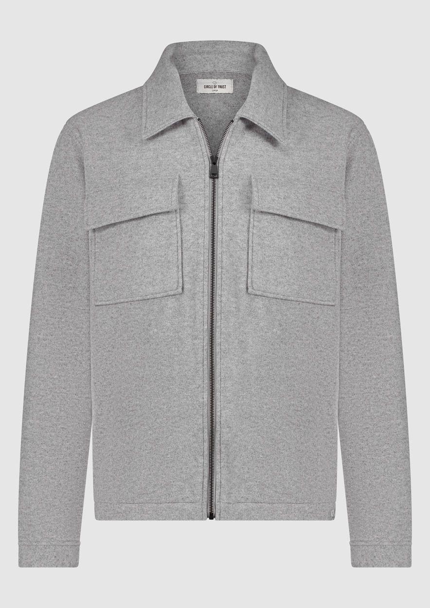circle of trust Nathan Overshirt Grey Melange