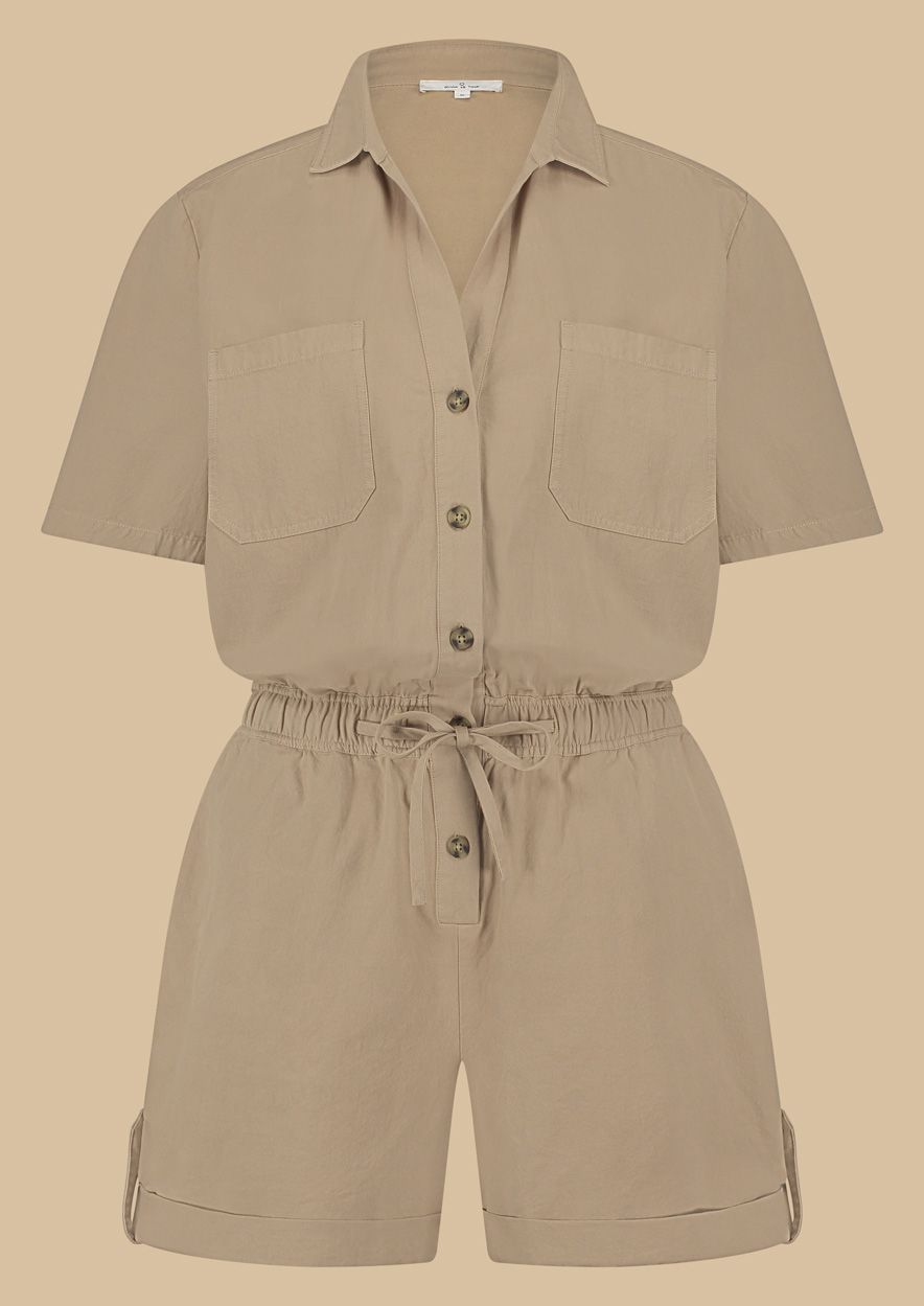 circle of trust Nola Jumpsuit Fresh Tan