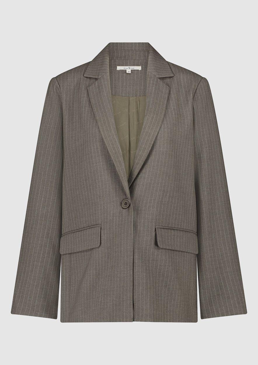 circle of trust Nora Blazer Brindle Stripe