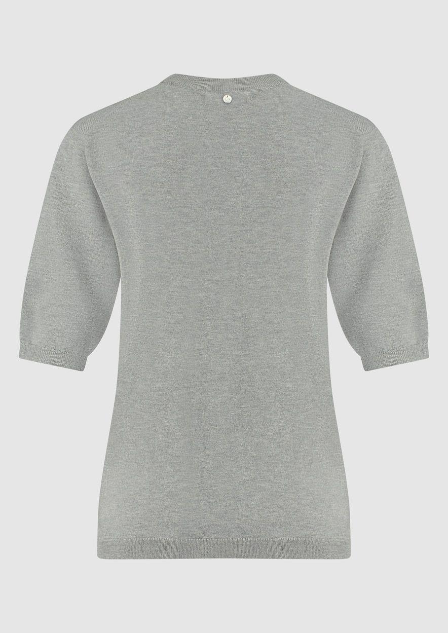 Circle Of Trust Paula Top Light Grey Melange