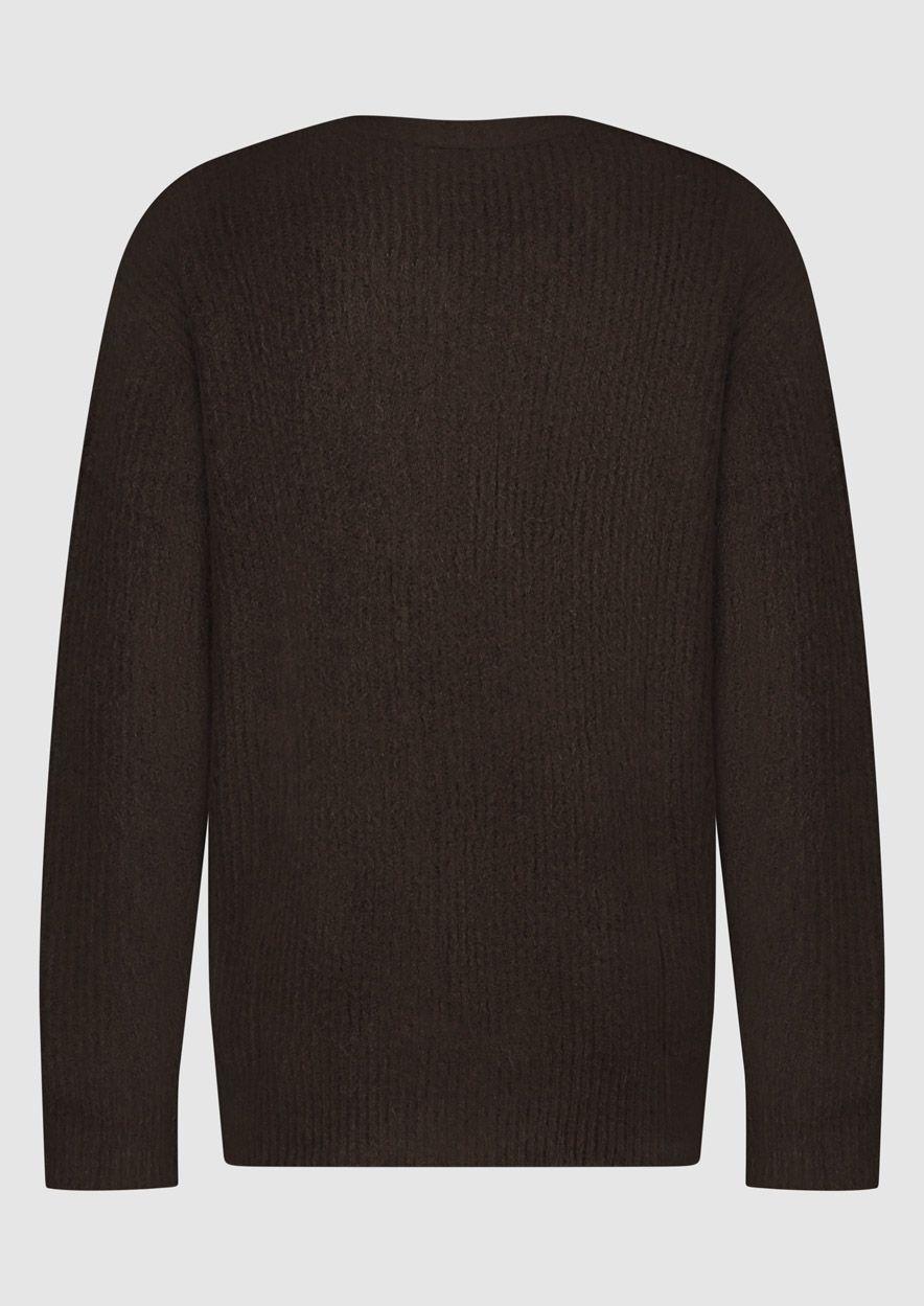 Circle Of Trust Philip Knit Slate Brown Melange