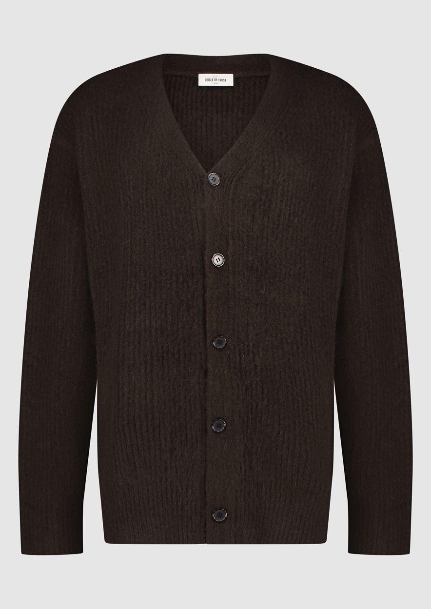 circle of trust Philip Knit Slate Brown Melange