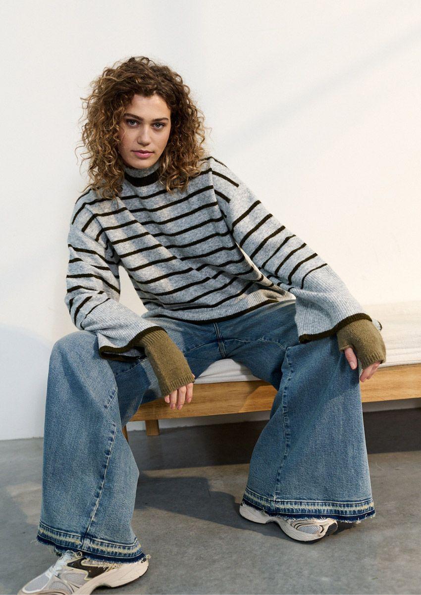 circle of trust Pixie Knit Light Grey Melange