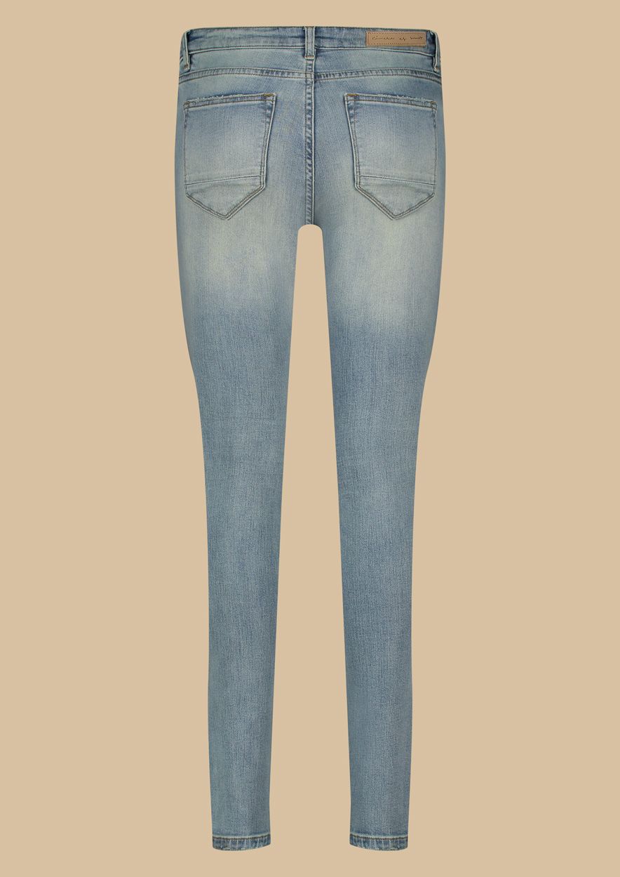 Circle Of Trust Poppy Paradise Blue - Skinny Fit