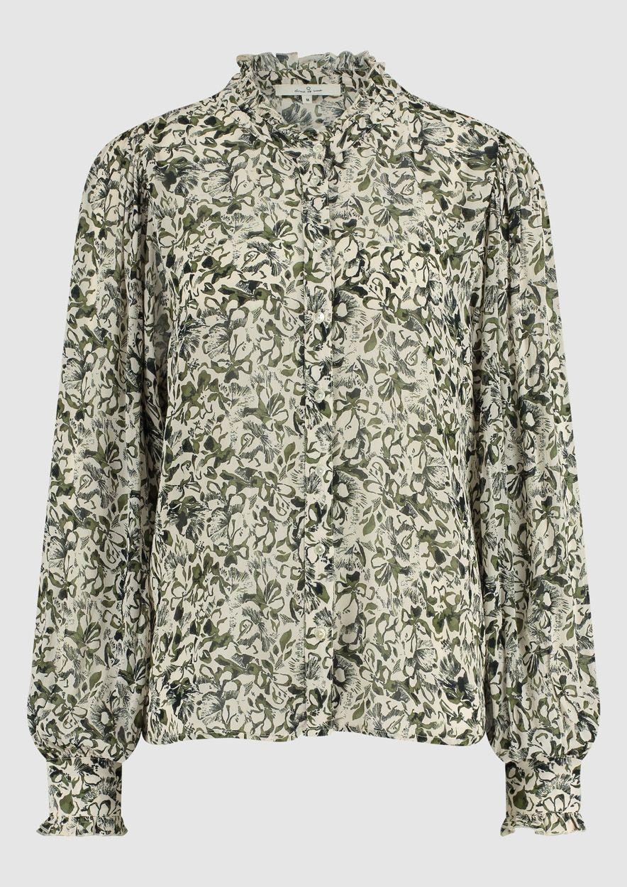 circle of trust Puck Blouse Frosted Flower