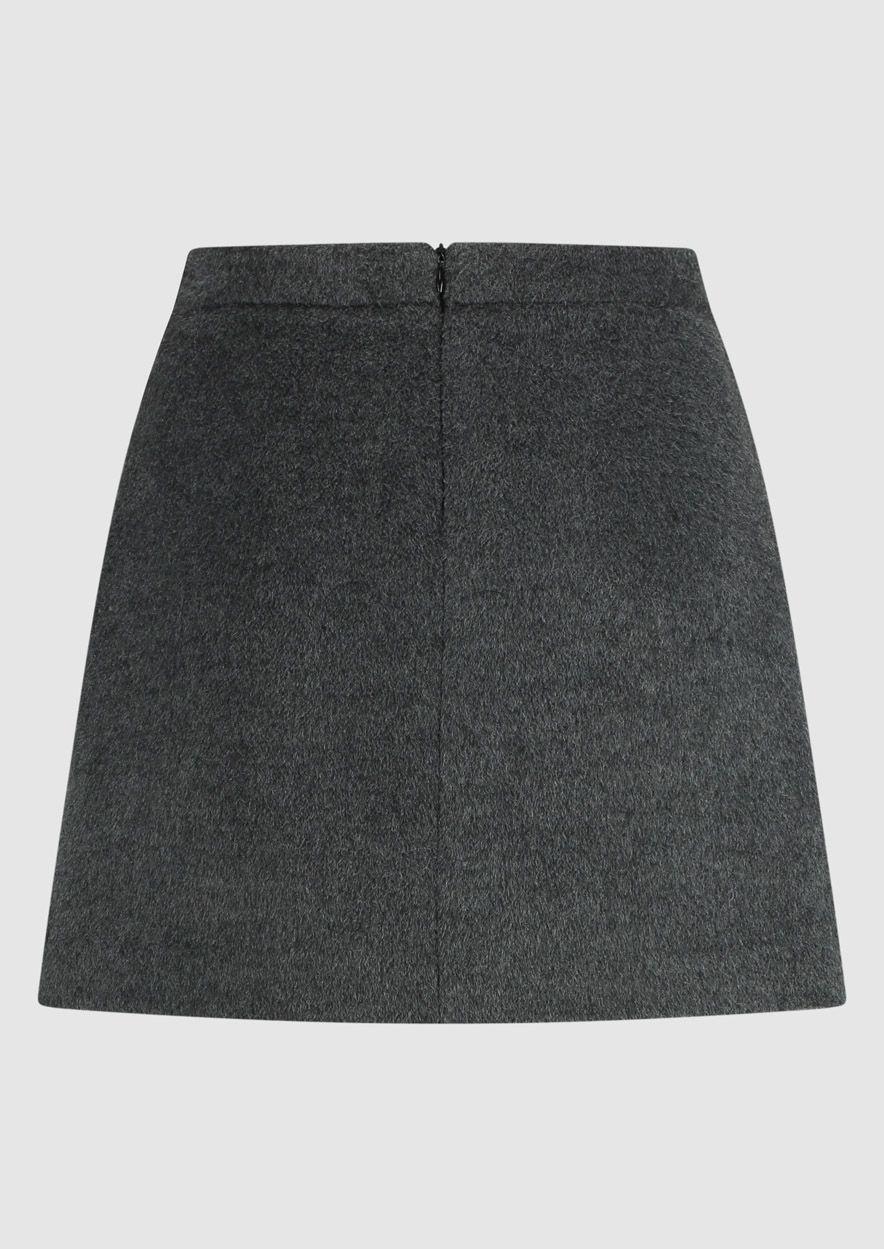 Circle Of Trust Rebecca Skirt Dark Grey Melange