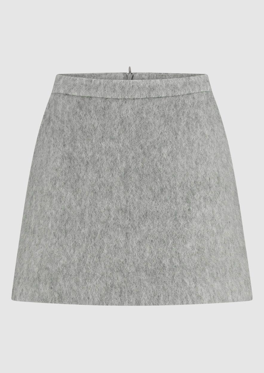 circle of trust Rebecca Skirt Light Grey Melange