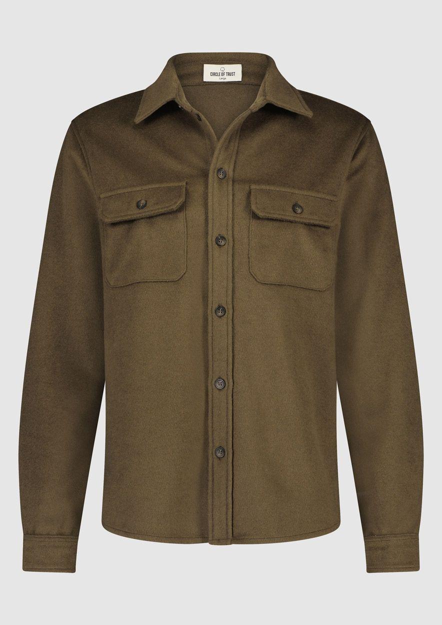 circle of trust Ross Overshirt Brownstone