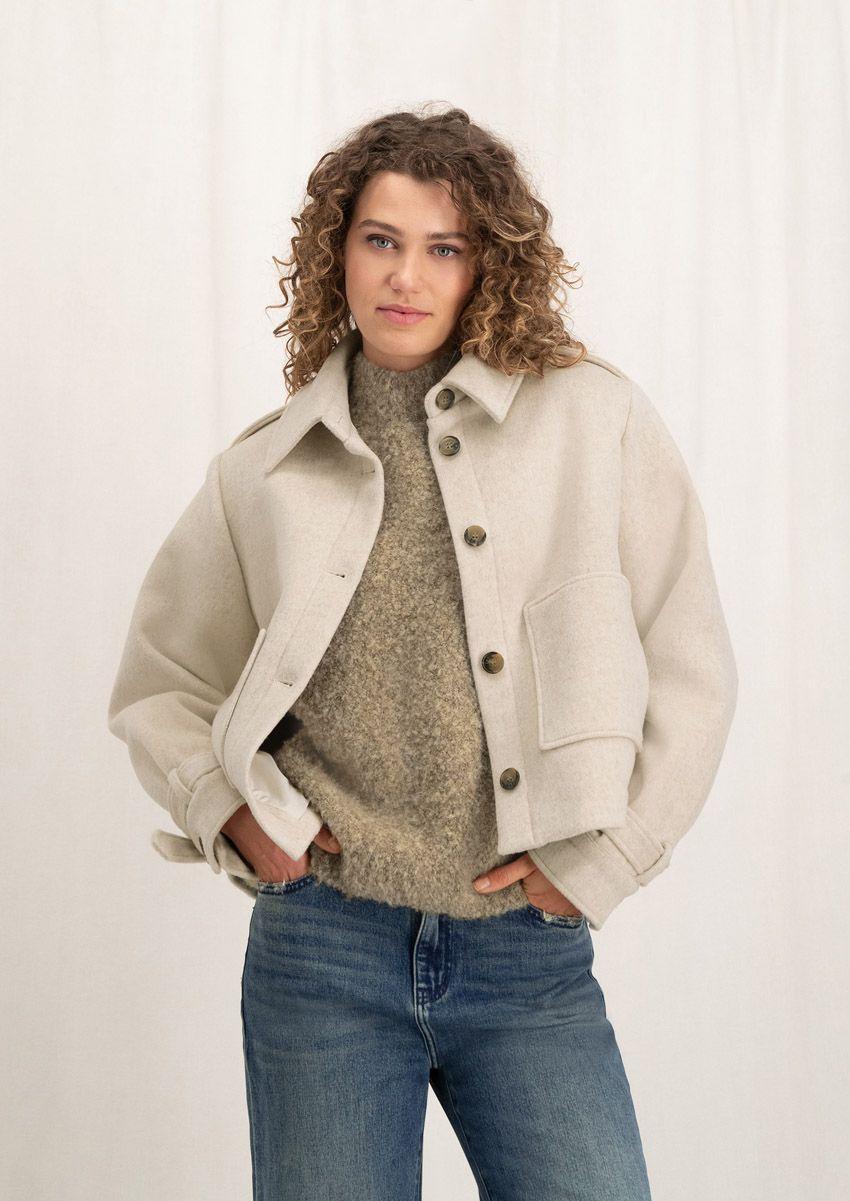 circle of trust Sanna Jacket White Glow