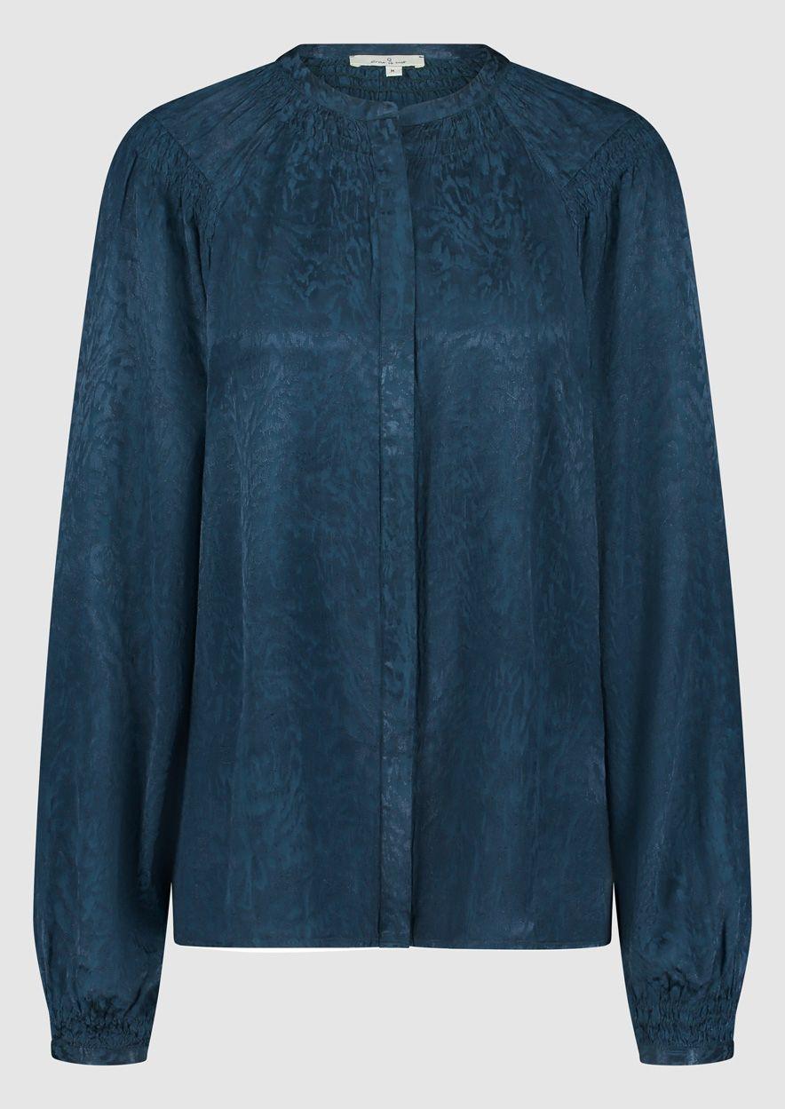 Circle Of Trust Sky Blouse Tempting Teal Wavy