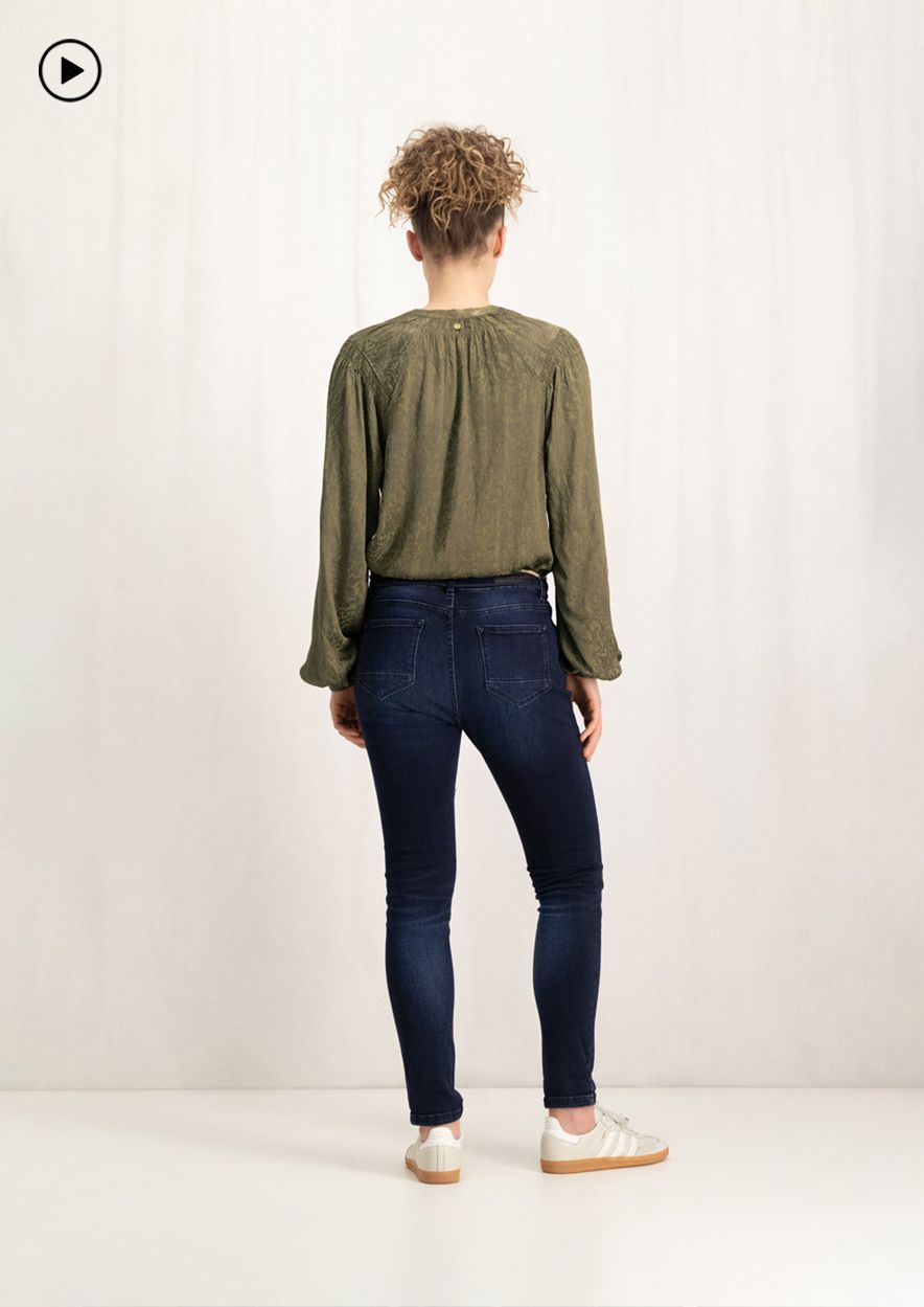 Circle Of Trust Sky Blouse Woodland Wavy