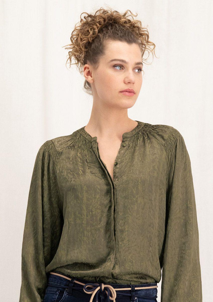 circle of trust Sky Blouse Woodland Wavy