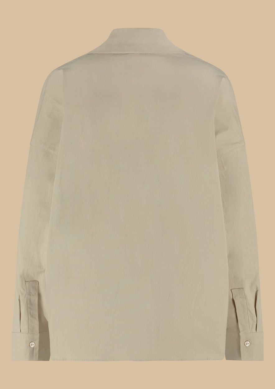 Circle Of Trust Tess Blouse Olive Grey