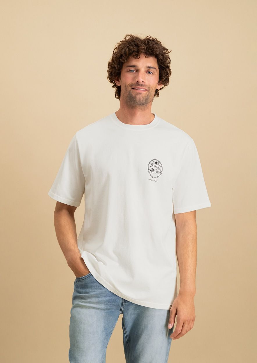 circle of trust Tristan Tee Bone White